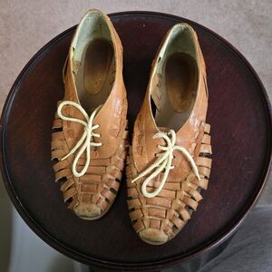 Made In Brazil Leather Huaraches